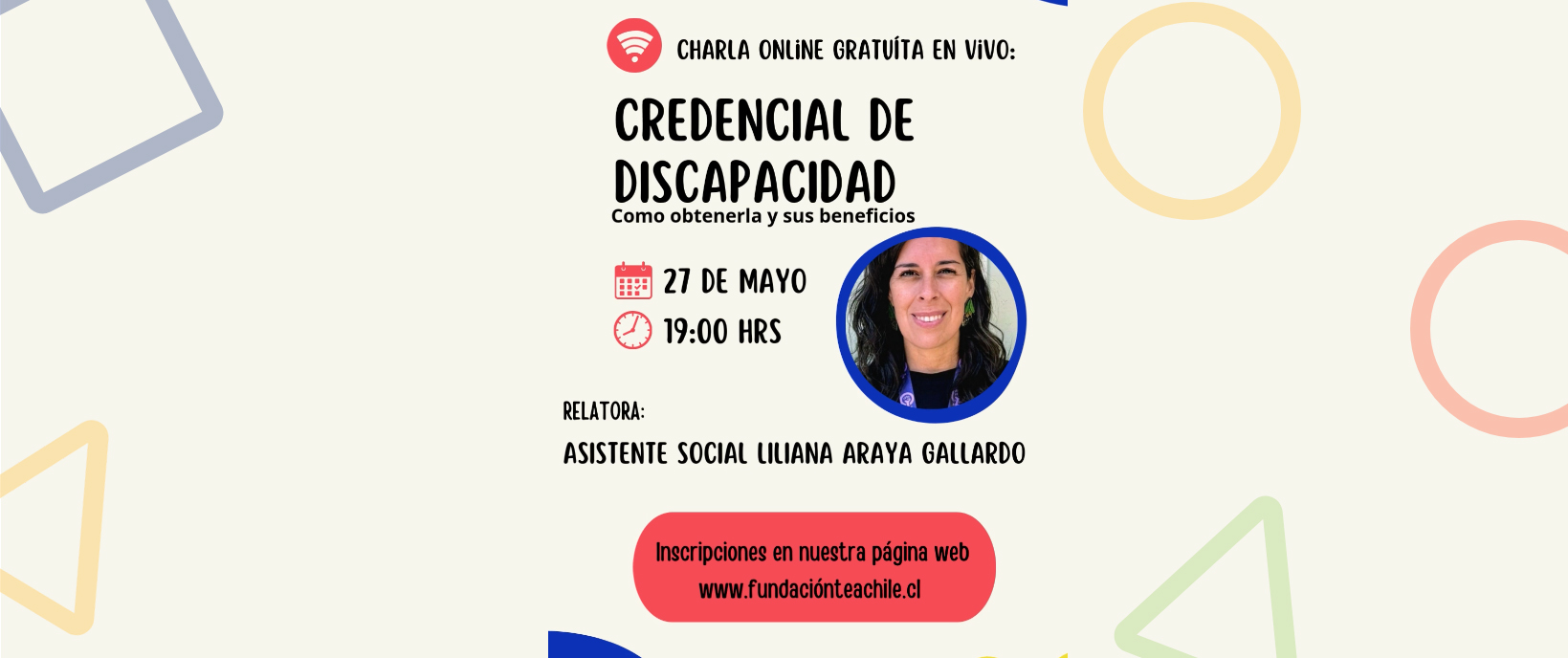 Charla online: Credencial de discapacidad. Como obtenerla y sus beneficios